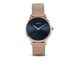 Eros Mesh Petite - Rose + Turkish Blue Watch